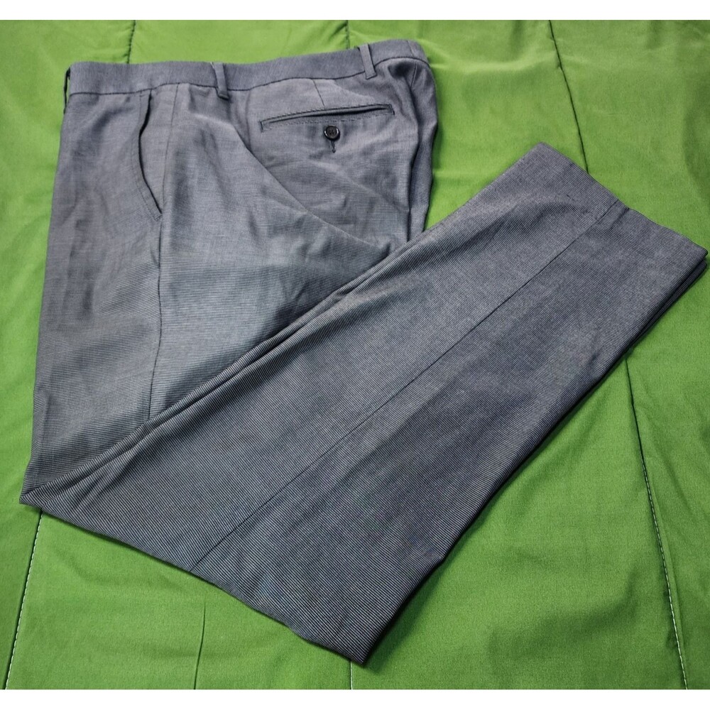 Bonobos Tuesday Flat Front Slim Fit Men's Dress Pants Gray Size 35x32